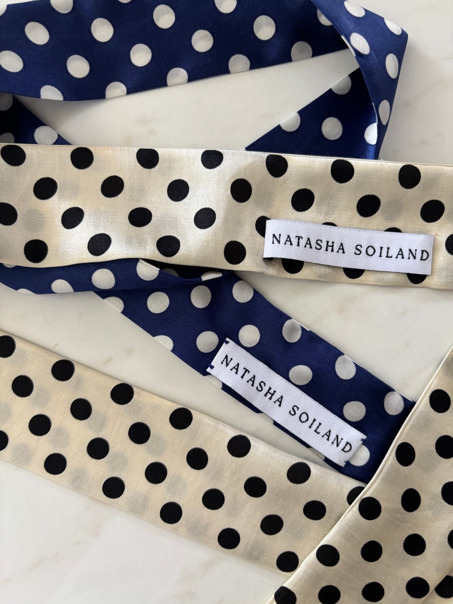 Cassis Hair Ribbon